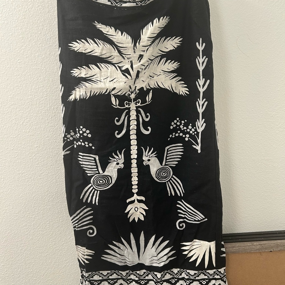 Rachel Zoe Black and White Patterned Skirt